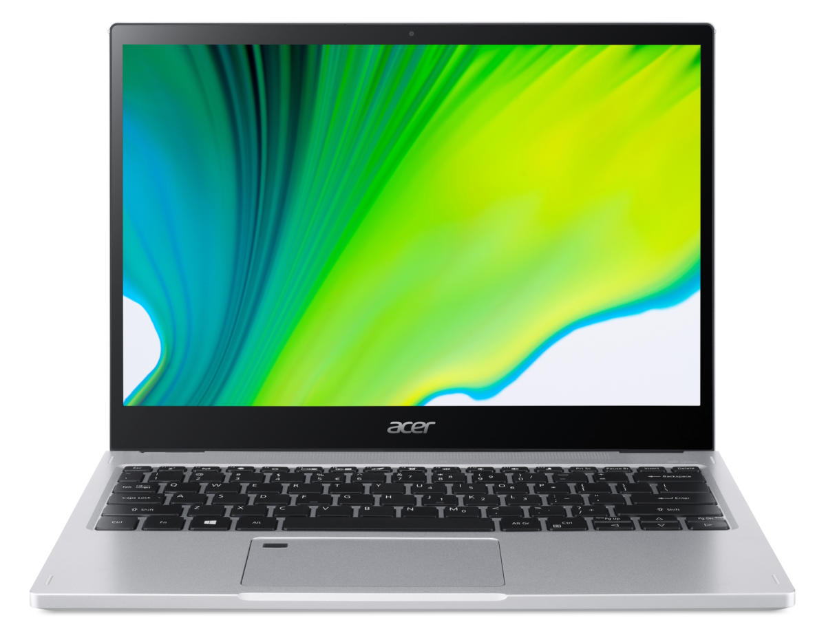 Acer Spin 3 2-IN-1 CONVERTIBLE Core™ i5-1135G7 512GB SSD 8GB 14" (2560 x 1600) TOUCHSCREEN WIN10 SILVER Backlit Keyboard FP Reader Active Stylus