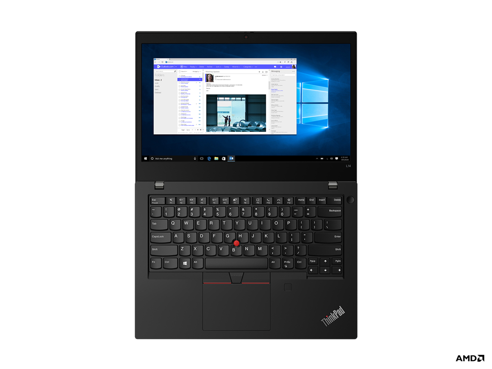 Lenovo ThinkPad L14 Gen 1 AMD Ryzen™ 3 PRO 4450U 256GB SSD 4GB 14" (1366x768) WIN11 Pro BLACK - Image 3