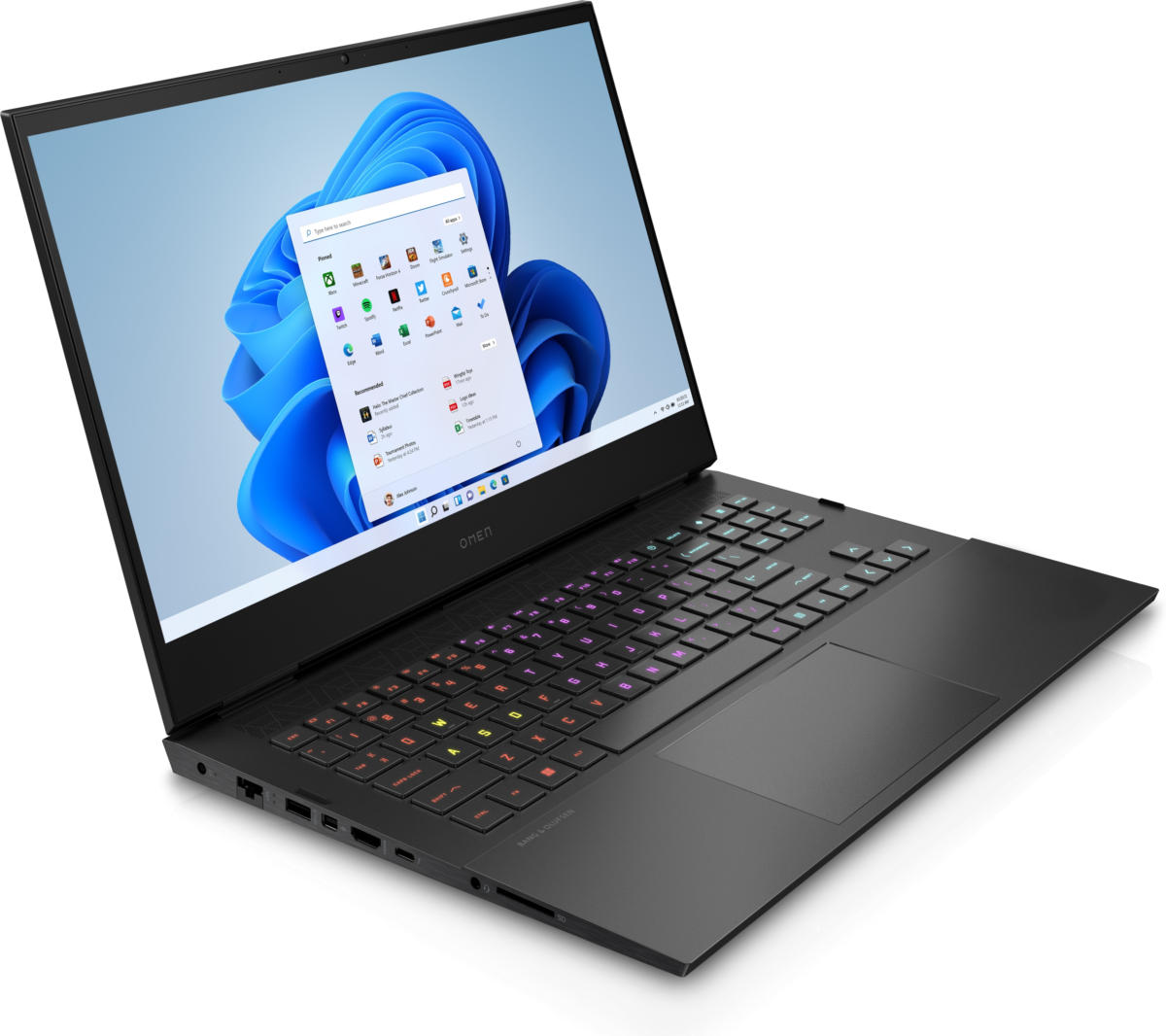 HP OMEN 16-B1797 GAMING Core™ i7-12700H 1TB SSD 16GB 16.1" (2560x1440) 165Hz WIN11 NVIDIA RTX™ 8192MB SHADOW BLACK Backlit Keyboard - Image 5