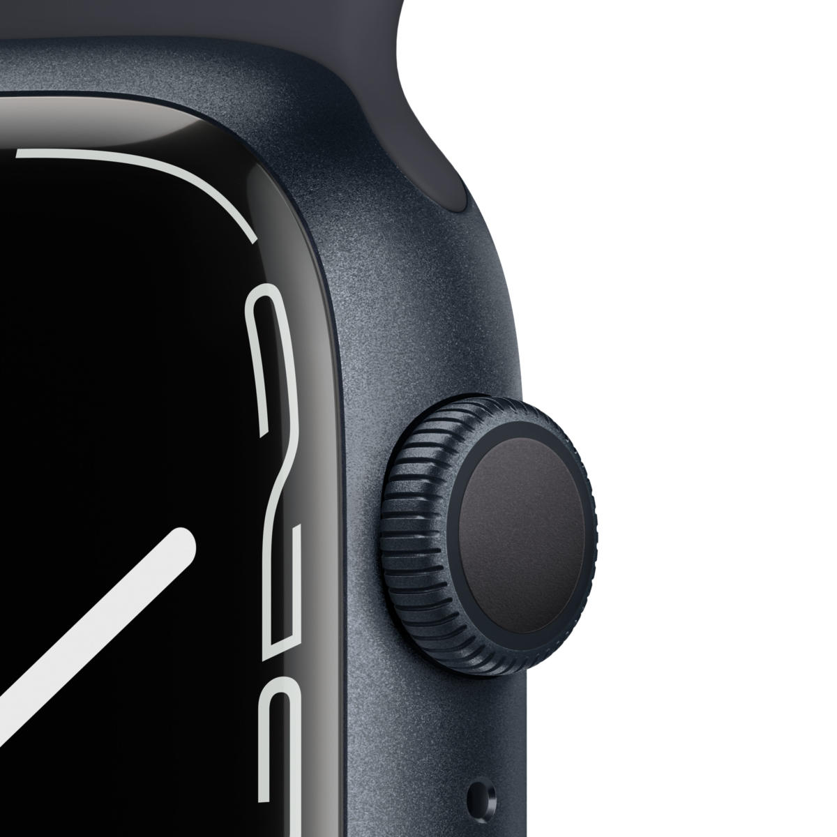 Apple Watch Series 7 (GPS) 45mm Midnight Aluminum Case with Midnight Sport Band - Image 3