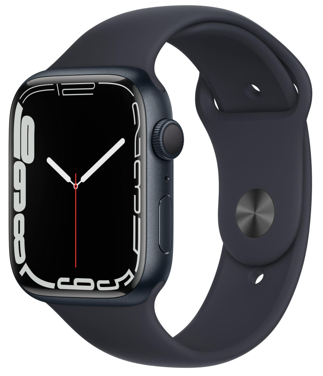 Apple Watch Series 7 (GPS) 45mm Midnight Aluminum Case with Midnight Sport Band