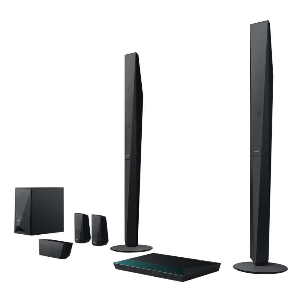 Sony Home Theater Tall Boy System 5.1 Channel 1000W 3D Blu-ray with Built-in Wi-Fi