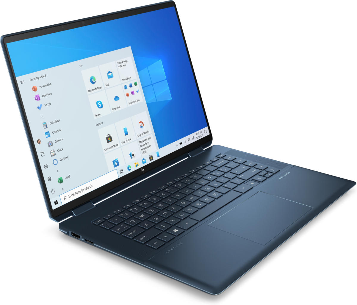 HP Spectre x360 16-F0013 2-IN-1 CONVERTIBLE Core™ i7 11390H 512GB SSD 16GB 16" 3K+ (3072x1920) TOUCHSCREEN WIN11 NOCTURNE BLUE ALUMINUM Backlit Keyboard - Image 5