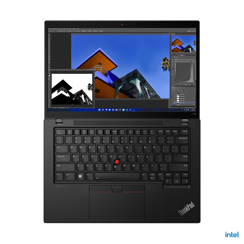 Lenovo ThinkPad L14 Gen 3 Core™ i3-1215U 256GB SSD 8GB 14" (1366x768) WIN11 Pro BLACK - Image 6