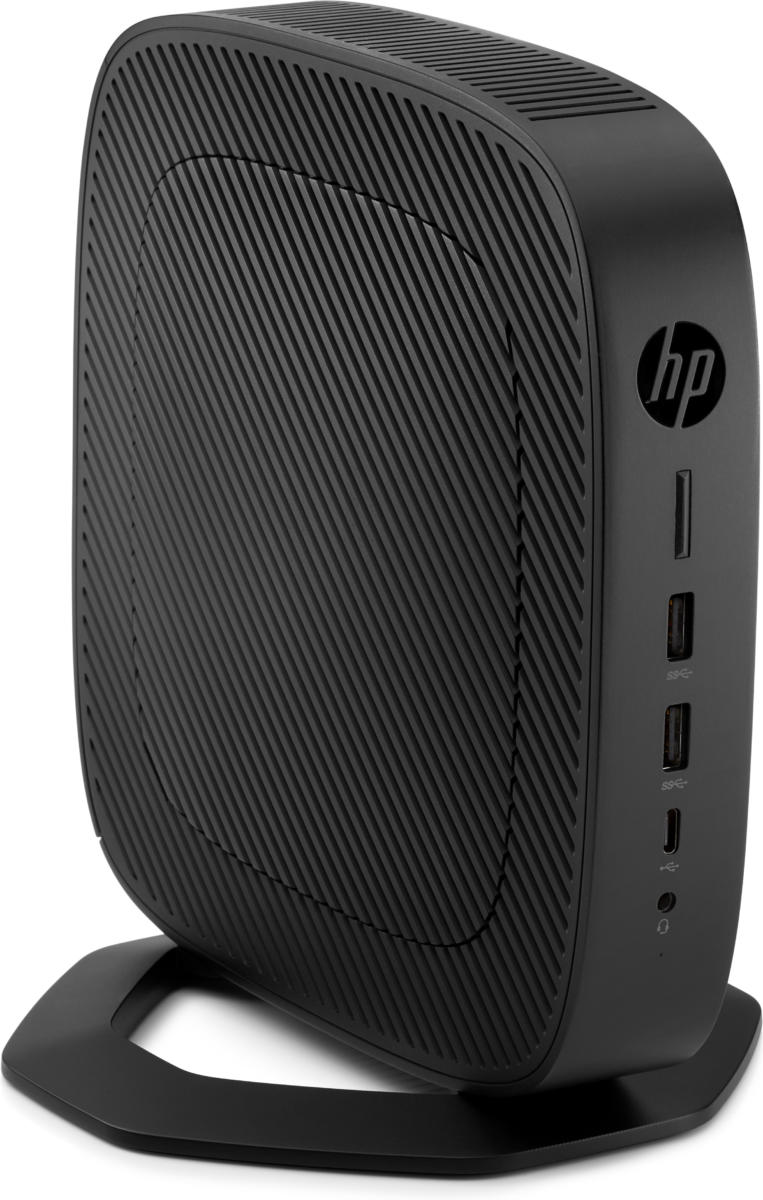 HP t640 Thin Client Ryzen™ R1505G 128GB SSD 8GB Windows 10 IoT Enterprise BLACK Keyboard - Image 3