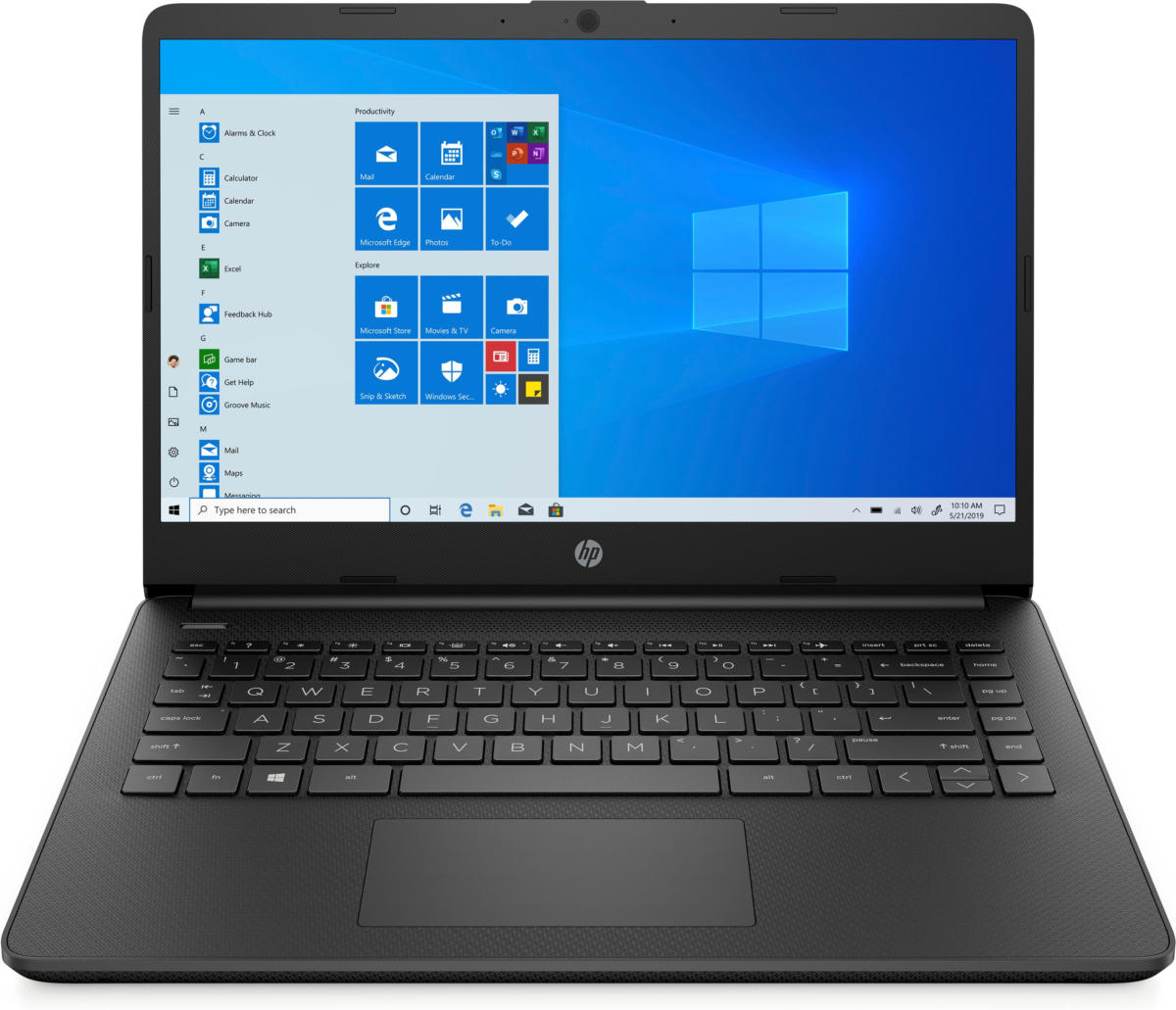 HP 14-DQ0090 Pentium® Silver N5030 128GB SSD 4GB 14" (1366x768) WIN10 S mode BLACK