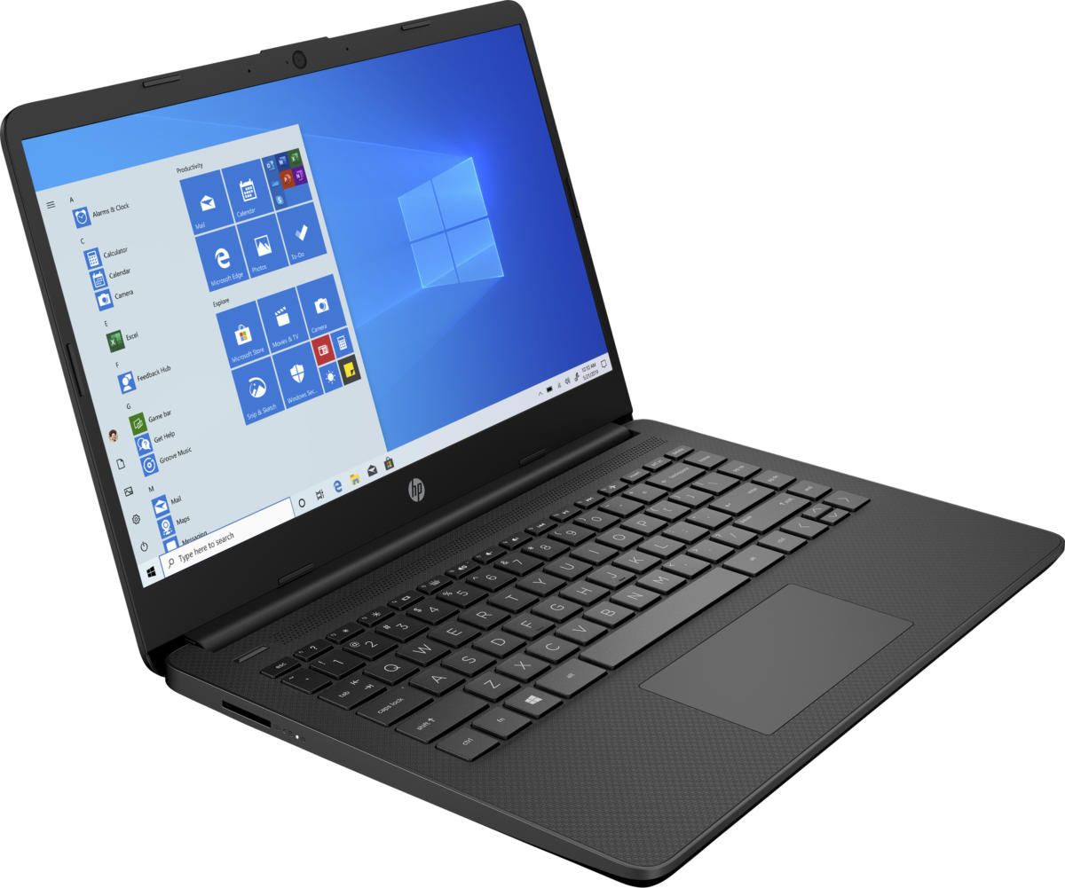 HP 14-DQ0090 Pentium® Silver N5030 128GB SSD 4GB 14" (1366x768) WIN10 S mode BLACK - Image 2