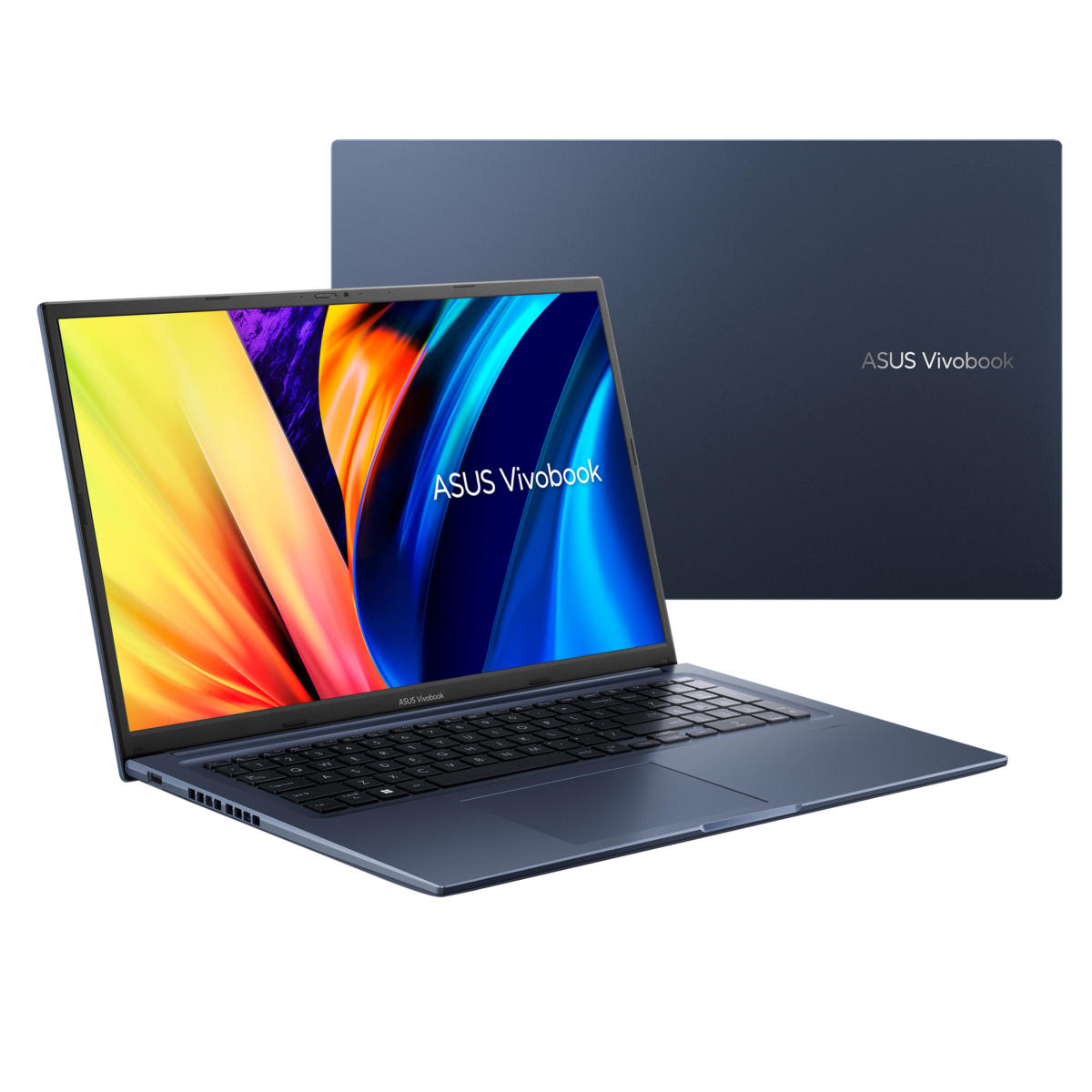 Asus VivoBook 17X K1703ZA-SB34 Core™ i3-1220P 512GB SSD 8GB 17.3" (1920x1080) WIN11 QUIET BLUE Backlit Keyboard FP Reader .78 thin, 4.63 lbs. MIL-STD 810H