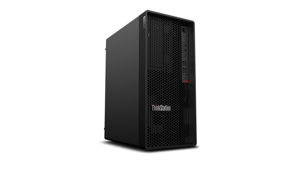 Lenovo ThinkStation P360 TOWER WORKSTATION Core™ i7-12700 1TB SSD 32GB WIN11 Pro NVIDIA® T1000 8192MB BLACK Keyboard Mouse - Image 3