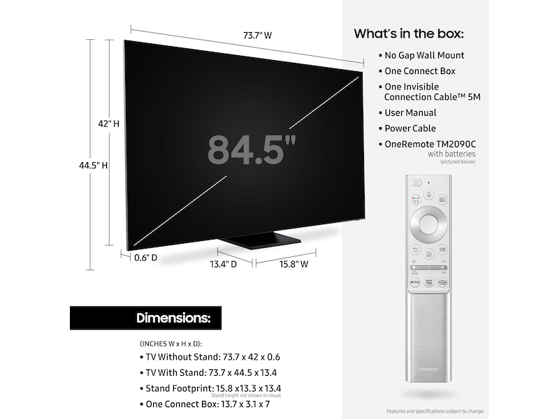 Samsung 85" Class Q950TS QLED 8K UHD HDR Smart TV - Image 4