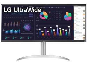 LG 34WQ650 34" ULTRAWIDE Monitor 34" (2560x1080) 100Hz IPS 5ms (GtG) 400 cd/m² HDR10 AMD FreeSync 1000:1 1xHDMI 1xDP 1xUSB-C 100-240V, 50/60Hz 21:9 Tilt Adjustments WHITE