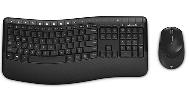 Teclado y Mouse Inalámbrico Microsoft Sculpt Comfort Desktop, USB