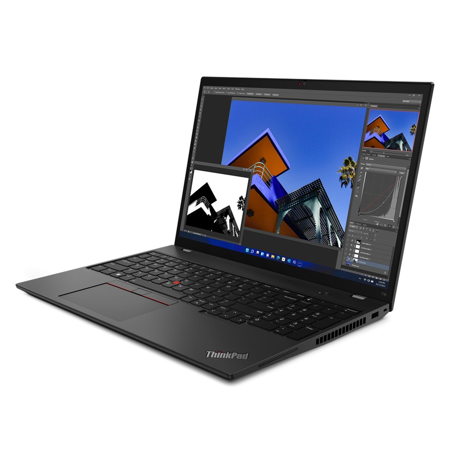 Lenovo ThinkPad T16 Core™ i7-1260P 512GB SSD 16GB 16" WUXGA (1920x1200) IPS WIN10 Pro IR Webcam THUNDER BLACK Backlit Keyboard FP Reader