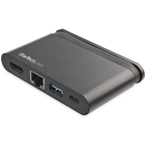 StarTech DKT30CHCPD USB C Multiport Adapter Portable Docking Station BLACK : 4K HDMI - 100W PD 3.0 Pass-Through, 1x USB-A, 1x USB-C, GbE - Thunderbolt 3 & USB Type-C
