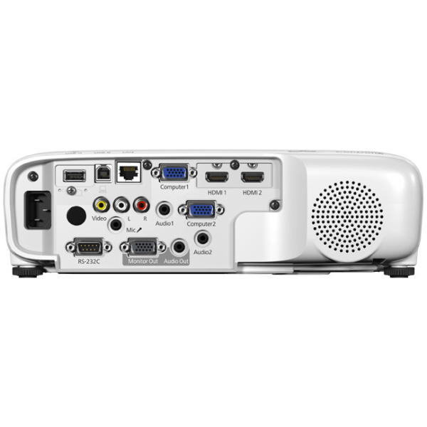 Epson PowerLite 118 3800-Lumen XGA 3LCD Projector WHITE : 3800 Lumens, XGA (1024 x 768), 2 x HDMI, 2 x VGA, 16-Watt Speaker, 1.44 to 1.77:1 Throw Ratio - Image 6