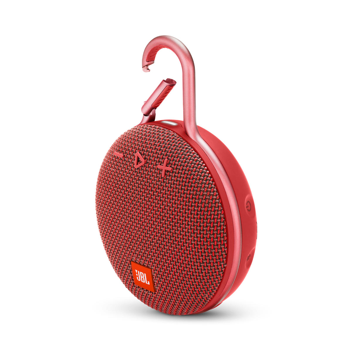 JBLCLIP3REDAM - $65 - JBL Clip 3 Portable Bluetooth Speaker RED