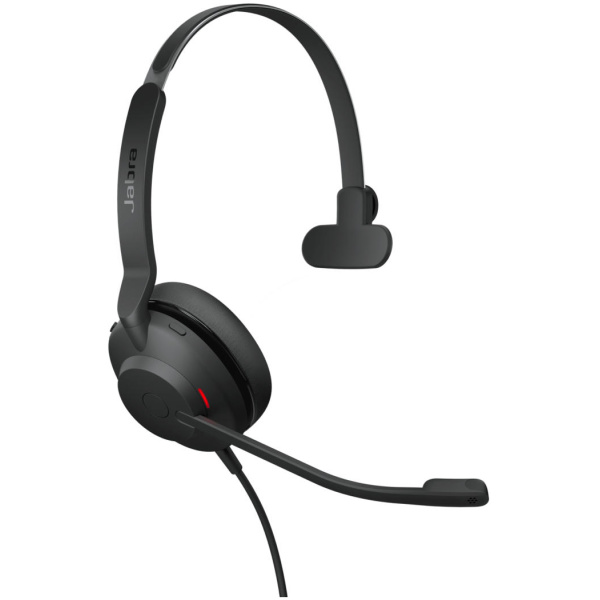 Jabra Evolve2 30 UC Mono Headset BLACK : On-Ear, Microphone Boom, USB-C, Optimized for UC, 5 Ft Cable Length - Image 3