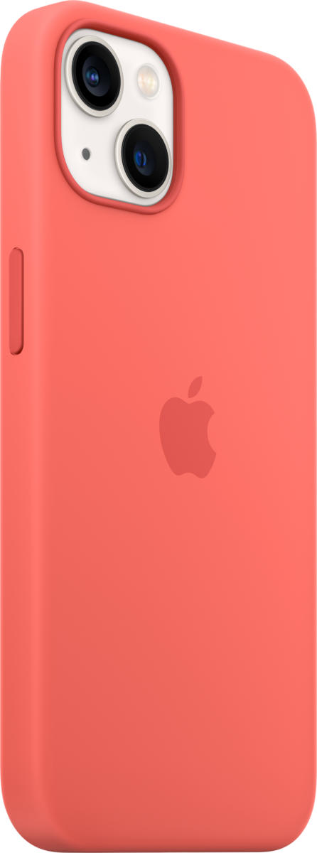 Apple - iPhone 13 Silicone Case with MagSafe - Pink Pomelo
