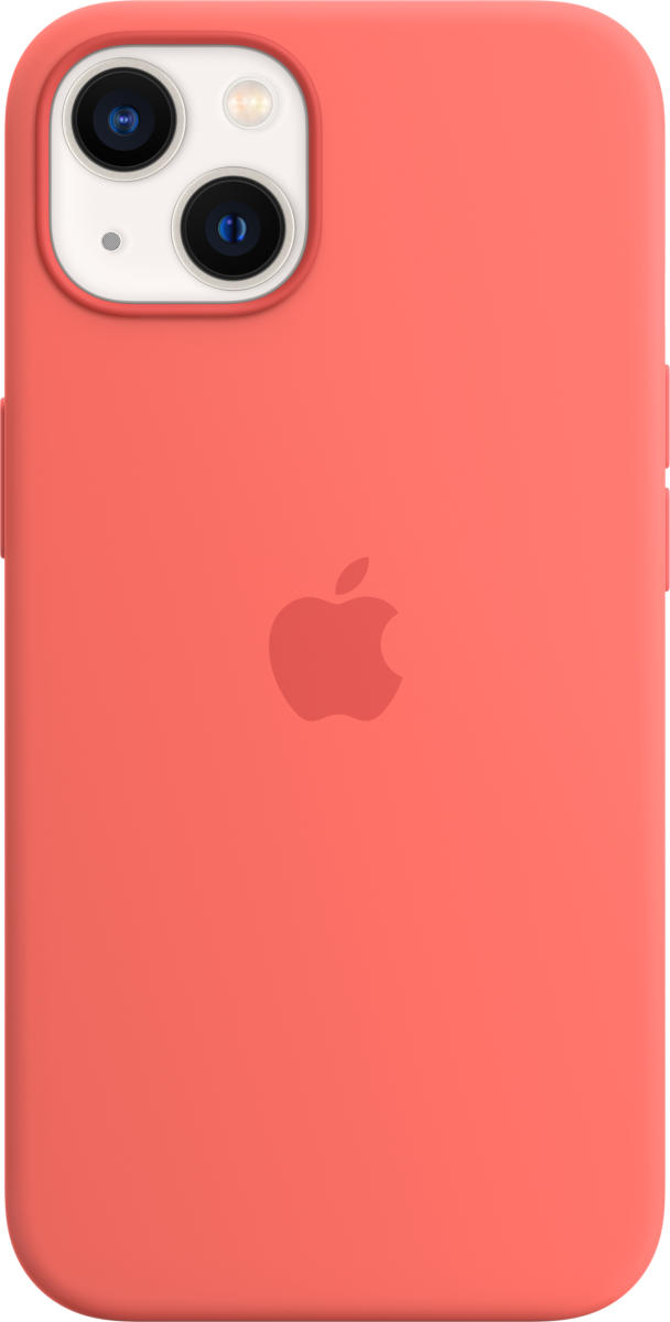 Apple - iPhone 13 Silicone Case with MagSafe - Pink Pomelo - Image 2