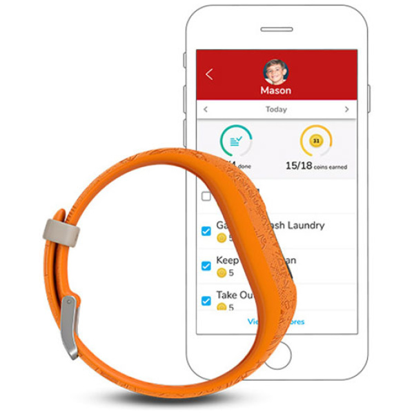 Garmin Vivofit Jr 2, Kids Fitness/Activity Tracker, 1-Year Battery Life, Adjustable Band, Star Wars Light Side, Bright Orange - Image 3