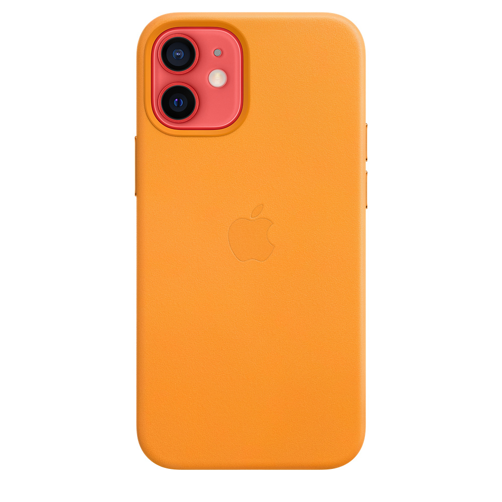 Apple iPhone 12 mini Leather Case w/ MagSafe - California Poppy - Image 3