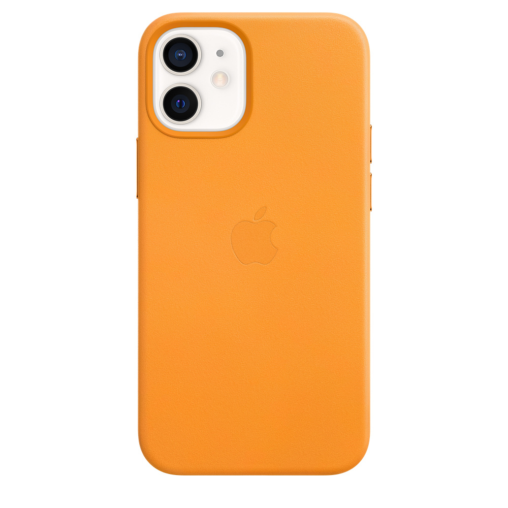 Apple iPhone 12 mini Leather Case w/ MagSafe - California Poppy - Image 4