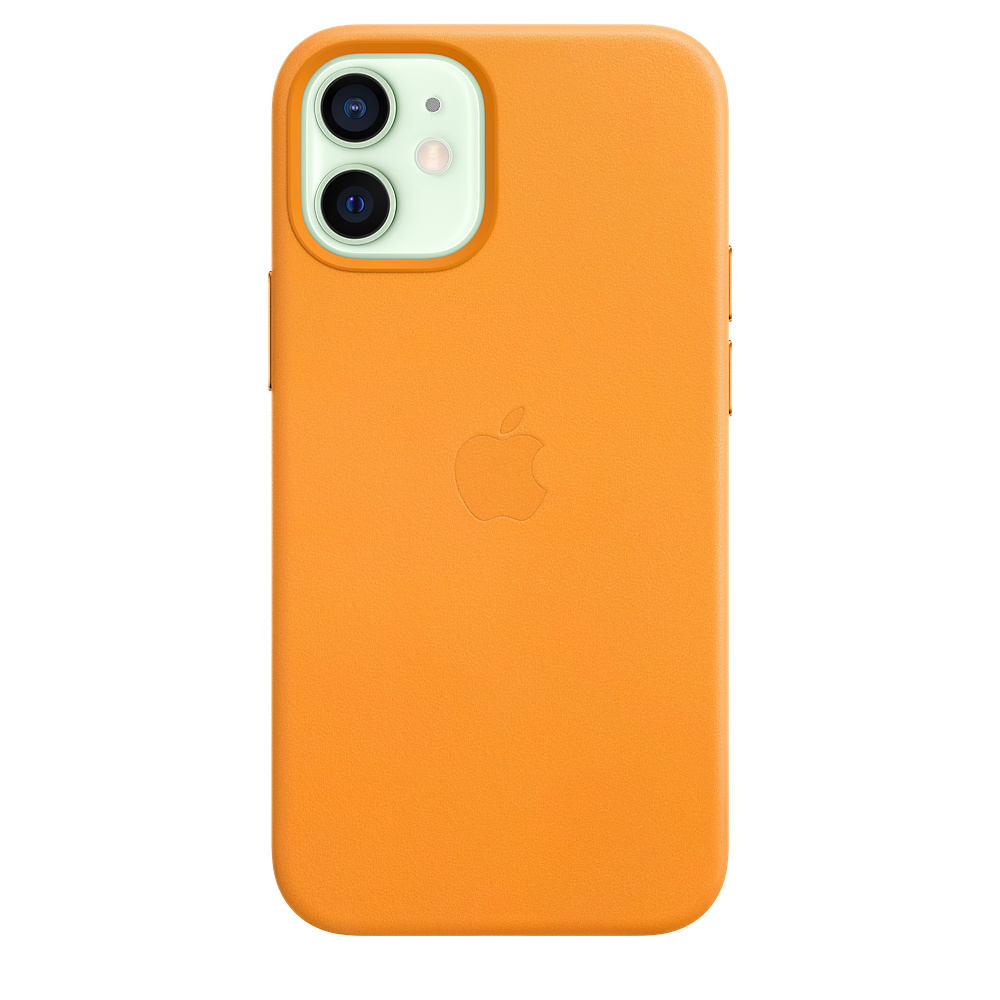 Apple iPhone 12 mini Leather Case w/ MagSafe - California Poppy - Image 2