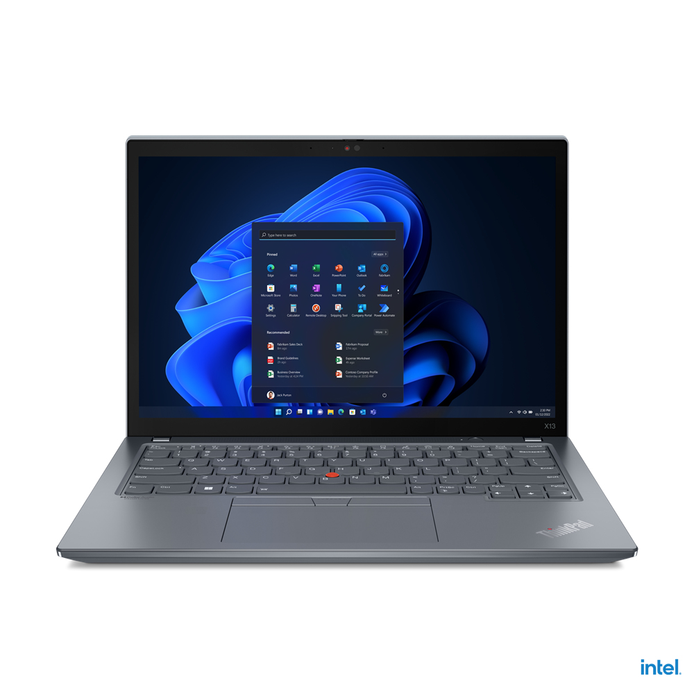 Lenovo ThinkPad X13 Gen 3 Core™ i3-1215U 512GB SSD 8GB 13.3" WUXGA (1920x1200) WIN11 Pro STORM GREY Backlit Keyboard FP Reader .71" thin, 2.91 lbs. - Image 6