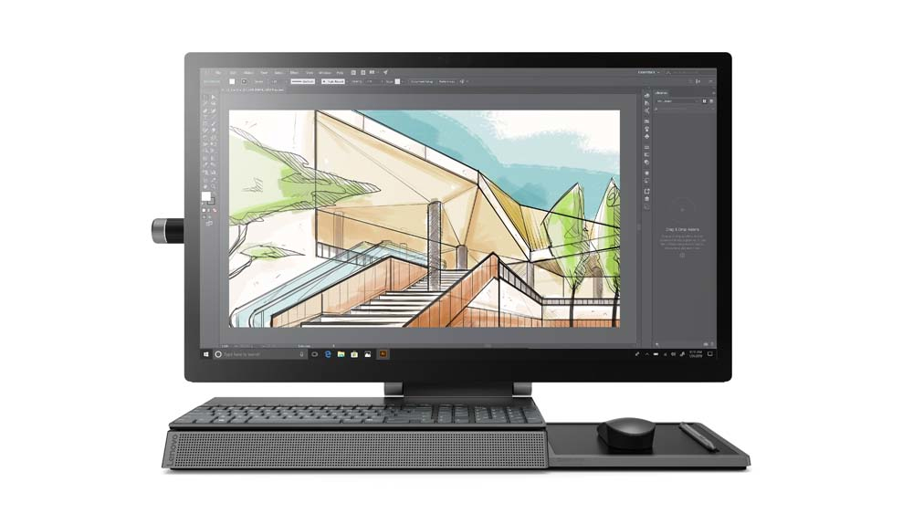 Lenovo YOGA A940-27ICB ALL-IN-ONE Core™ i9-9900 1TB+256GB SSD 32GB 27" (3840x2160) TOUCHSCREEN WIN10 Pro AMD RX 560 4096MB Wireless Keyboard & Mouse BLACK