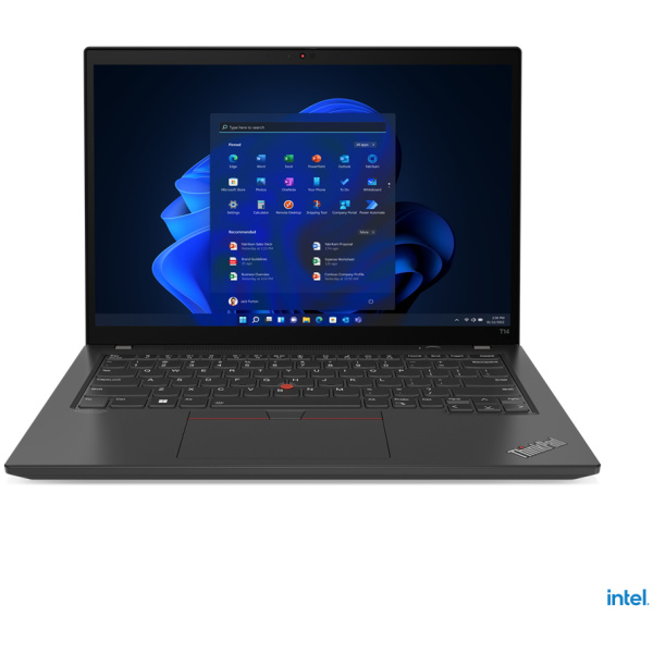 Lenovo ThinkPad T14 Gen 3 Core™ i5-1245U 512GB SSD 16GB 14 WUXGA (1920x1200) IPS WIN11 Pro THUNDER BLACK Backlit Keyboard FP Reader FRENCH