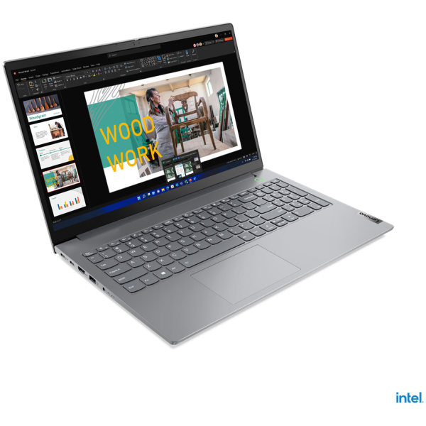 Lenovo ThinkBook 15 G4 IAP Core™ i7-1255U 512GB SSD 8GB 15.6" (1920x1080) IPS WIN10 Pro MINERAL GREY Backlit Keyboard FP Reader - Image 2