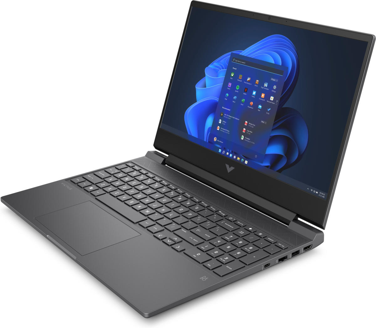 HP VICTUS 15-FB1013 GAMING Ryzen™ 5 7535HS 512GB SSD 8GB 15.6" (1920x1080) 144Hz IPS WIN11 NVIDIA® RTX 2050 4096MB MICA SILVER Backlit Keyboard - Image 3