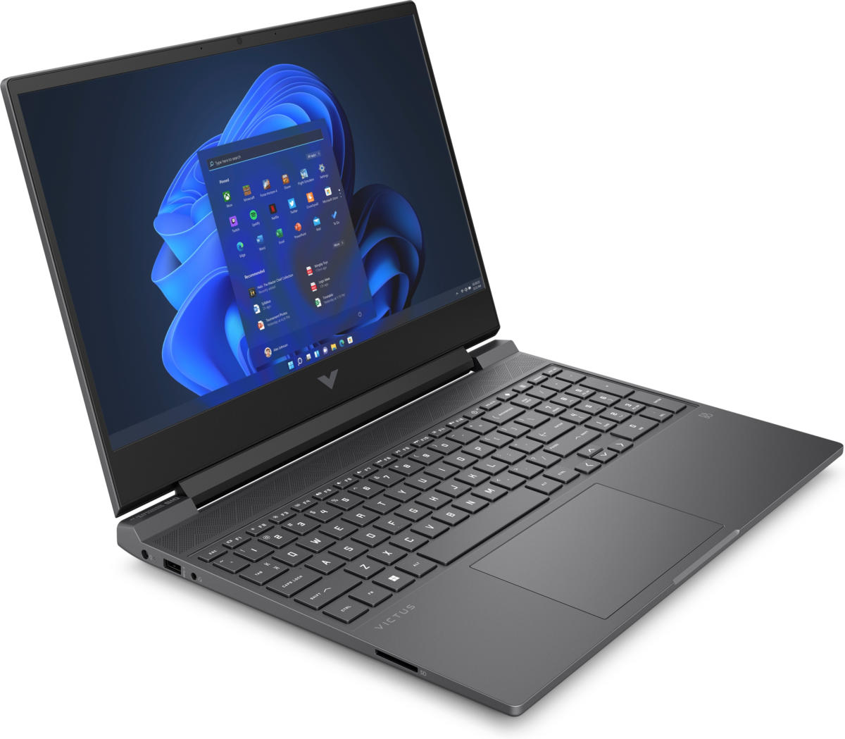 HP VICTUS 15-FB1013 GAMING Ryzen™ 5 7535HS 512GB SSD 8GB 15.6" (1920x1080) 144Hz IPS WIN11 NVIDIA® RTX 2050 4096MB MICA SILVER Backlit Keyboard - Image 2