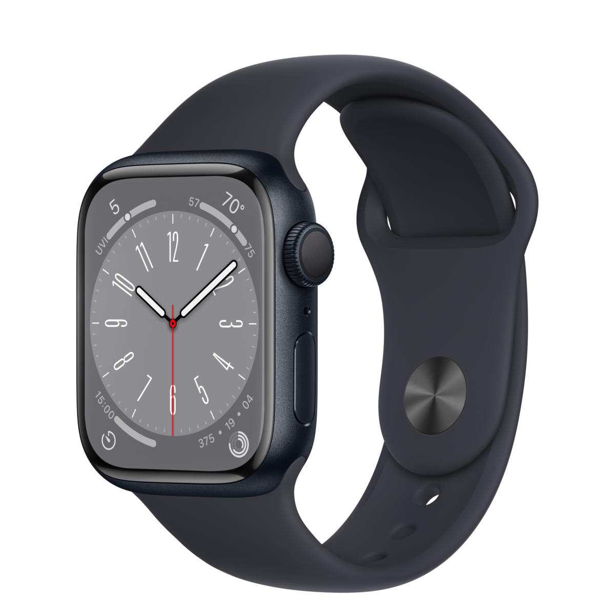 Apple Watch Series 8 (GPS) 41mm Midnight Aluminum Case/Midnight Sport Band