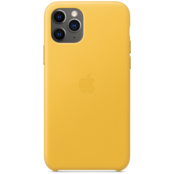 Apple iPhone 11 Pro Leather Case - Meyer Lemon - Image 3