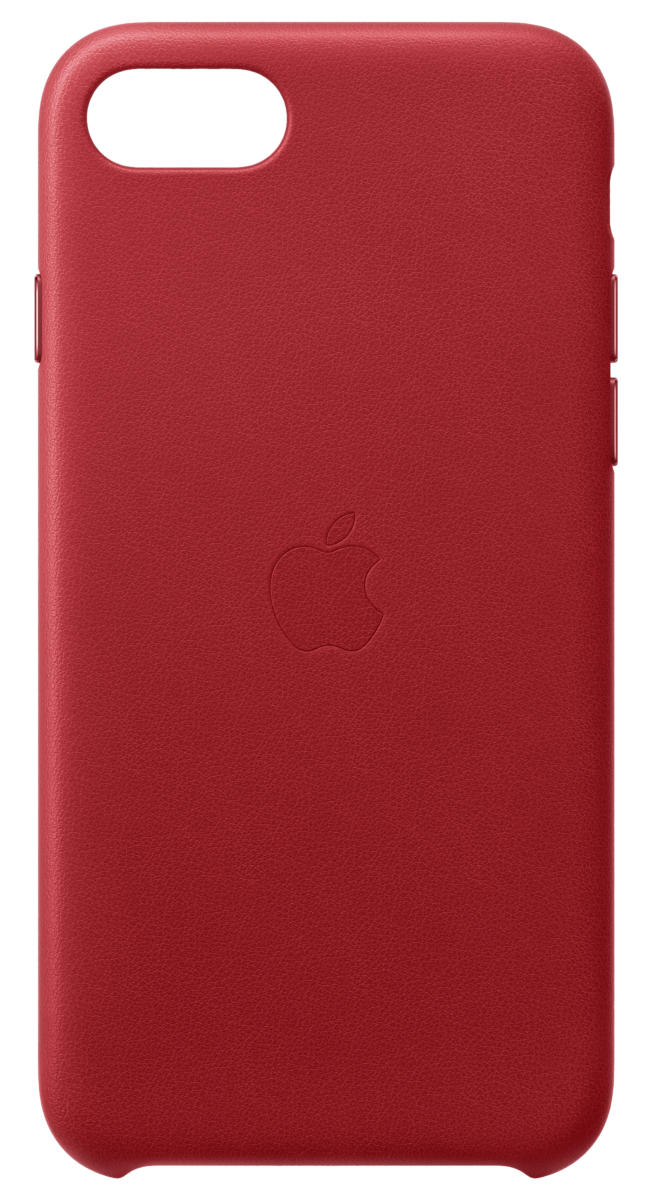 Apple iPhone SE (PRODUCT)RED 本体　おまけ　ケース付 Apple iPhone SE Leather Case - (PRODUCT)RED - MXYL2ZM/A