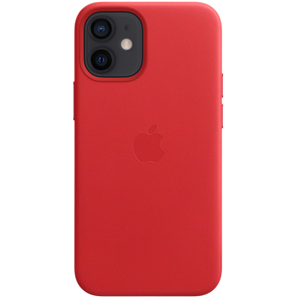 Apple iPhone 12 mini Leather Case w/ MagSafe - (PRODUCT)RED - Image 5