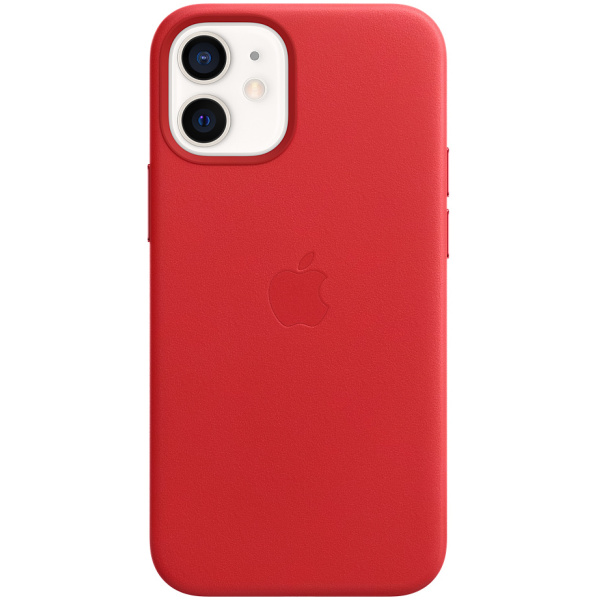 Apple iPhone 12 mini Leather Case w/ MagSafe - (PRODUCT)RED - Image 4
