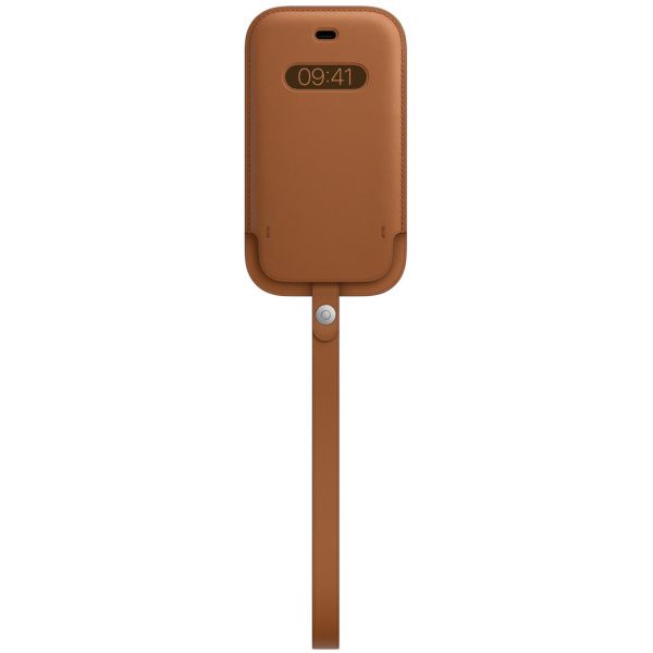Apple iPhone 12 Mini Leather Sleeve - Saddle Brown