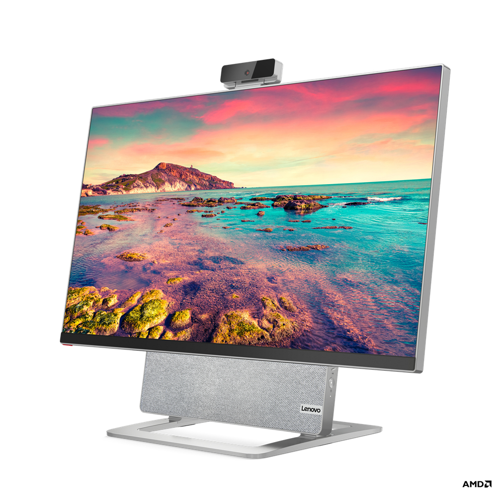 Lenovo YOGA 7 27ACH6 ALL-IN-ONE AMD Ryzen™ 7 5800H 1TB SSD 16GB 27" (3840x2160) TOUCHSCREEN WIN11 AMD RX 6600M 8192MB Wireless Keyboard & Mouse CLOUD GRAY
