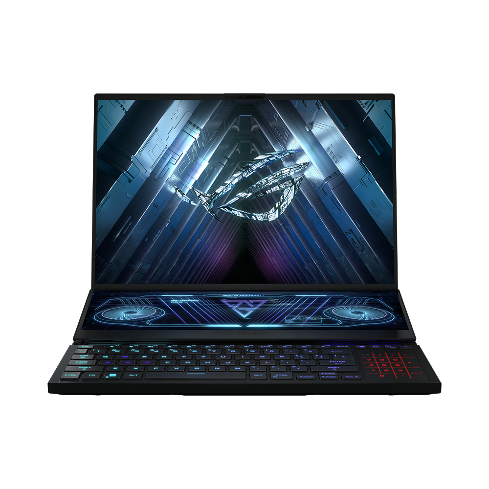 Asus ROG ZEPHYRUS DUO 16 GX650RX GAMING AMD Ryzen™ R9 6900HX 2TB SSD 32GB 16" (2560x1600) 165Hz WIN11 Pro NVIDIA® RTX 3080Ti 16384MB BLACK Backlit Keyboard FP Reader