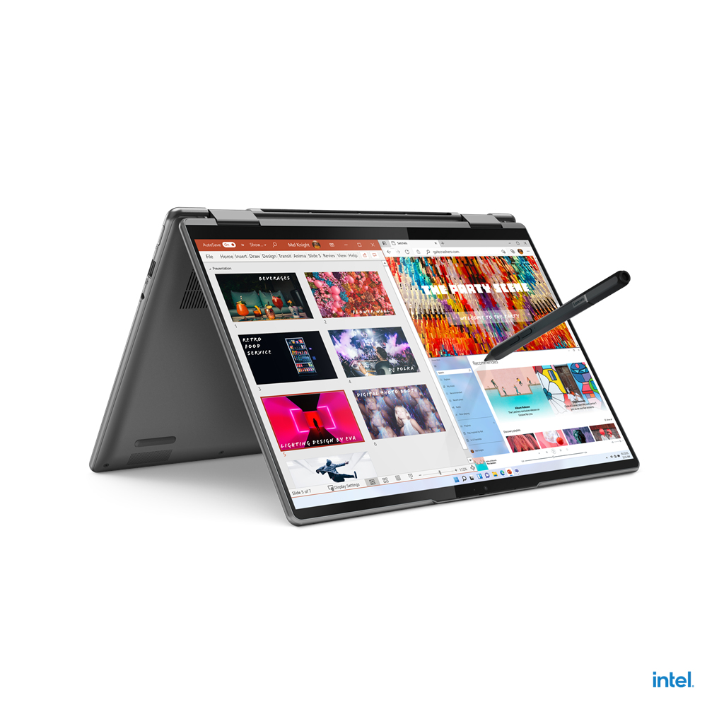 Lenovo Yoga 7 14IAL7 Core™ i7-1255U 1.70GHz 1TB SSD 16GB 14" (2240x1400) TOUCHSCREEN BT WIN11 Webcam STORM GRAY Backlit Keyboard FP Reader 3.3 lbs. PRODUCT MAY HAVE MINOR COSMETIC BLEMISHES