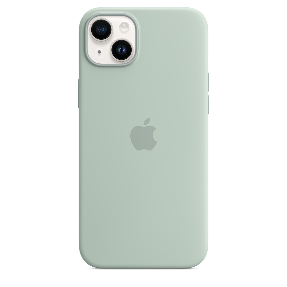 Apple iPhone 14 Plus Silicone Case w/ MagSafe Succulent - Image 4