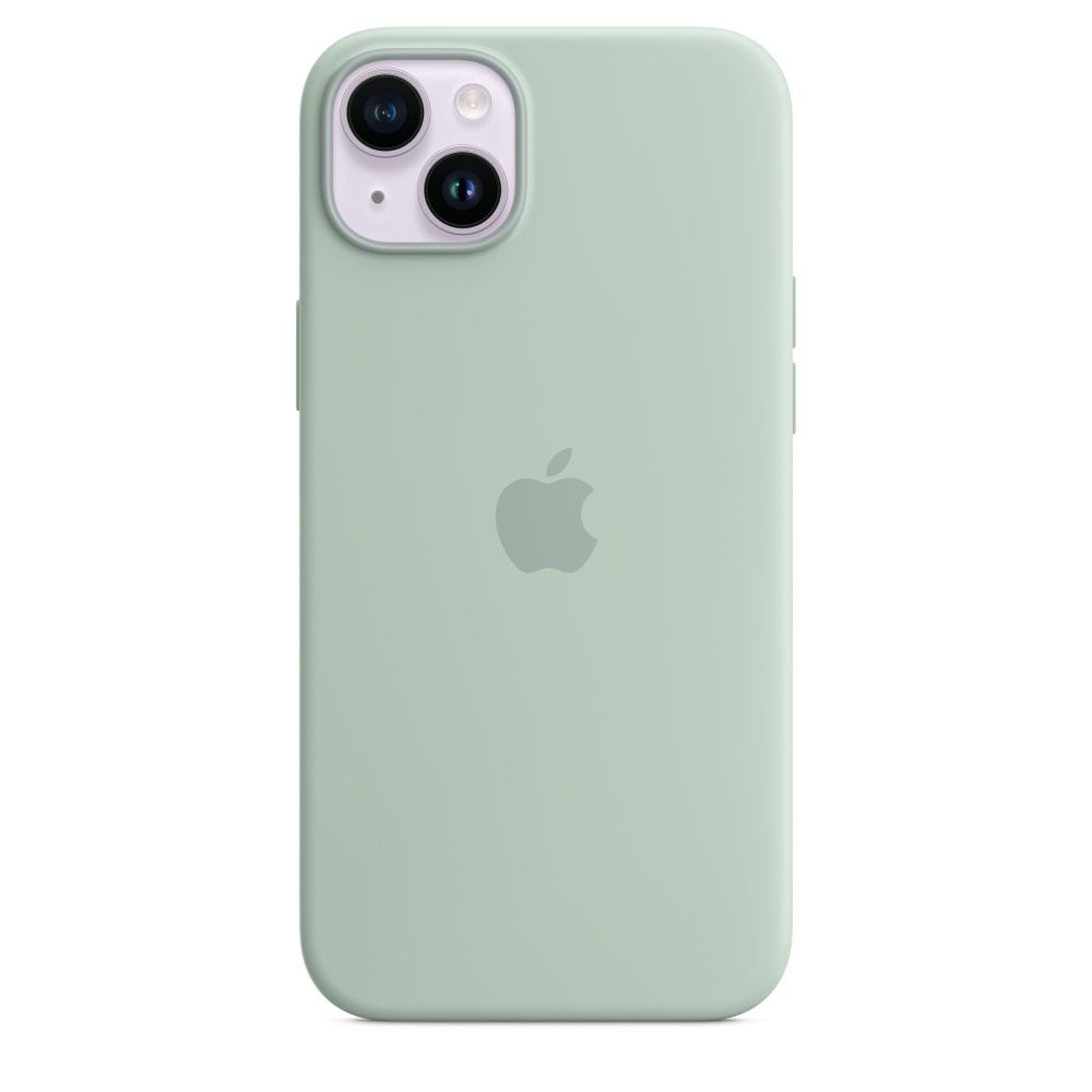 Apple iPhone 14 Plus Silicone Case w/ MagSafe Succulent - Image 2