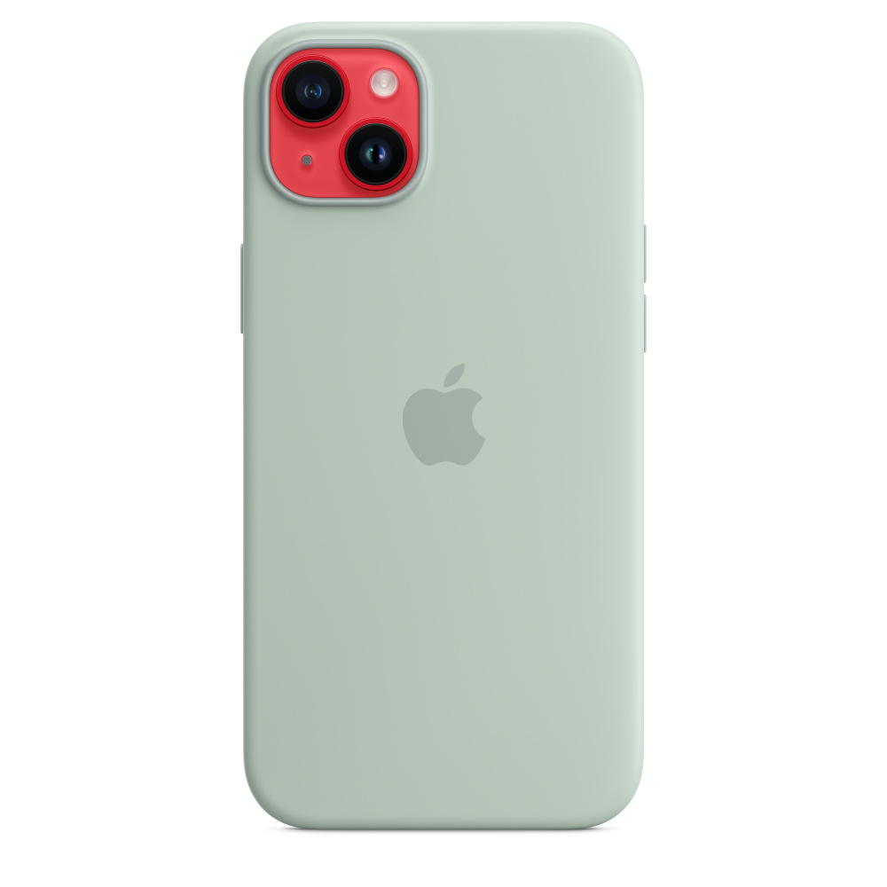 Apple iPhone 14 Plus Silicone Case w/ MagSafe Succulent - Image 5