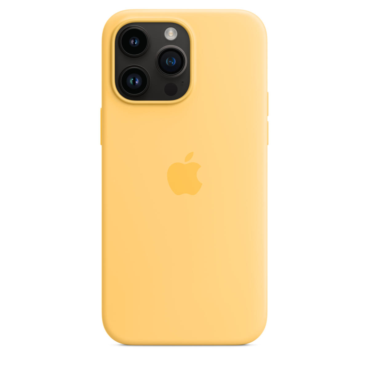Apple iPhone 14 Pro Max Silicone Case w/ MagSafe - Sunglow - Image 4