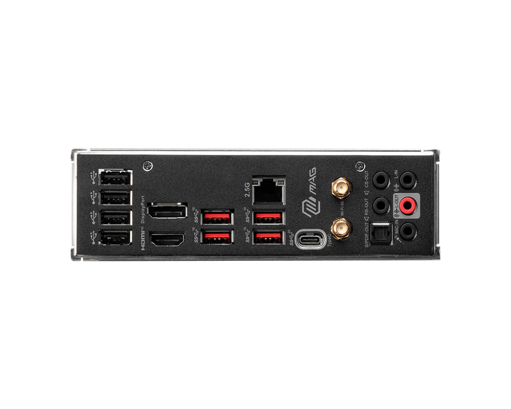 MSI MAG B760 TOMAHAWK WIFI DDR4 FCLGA1200 Micro ATX Motherboard : 1 x DDR4 Slot, 1 x PCIe 3.0 x16 Slot, 2 x PCIe x1 Slots, 1 x PCIe x16 Slot, 6 x SATA III Slots 7.1-Channel Audio - Image 5