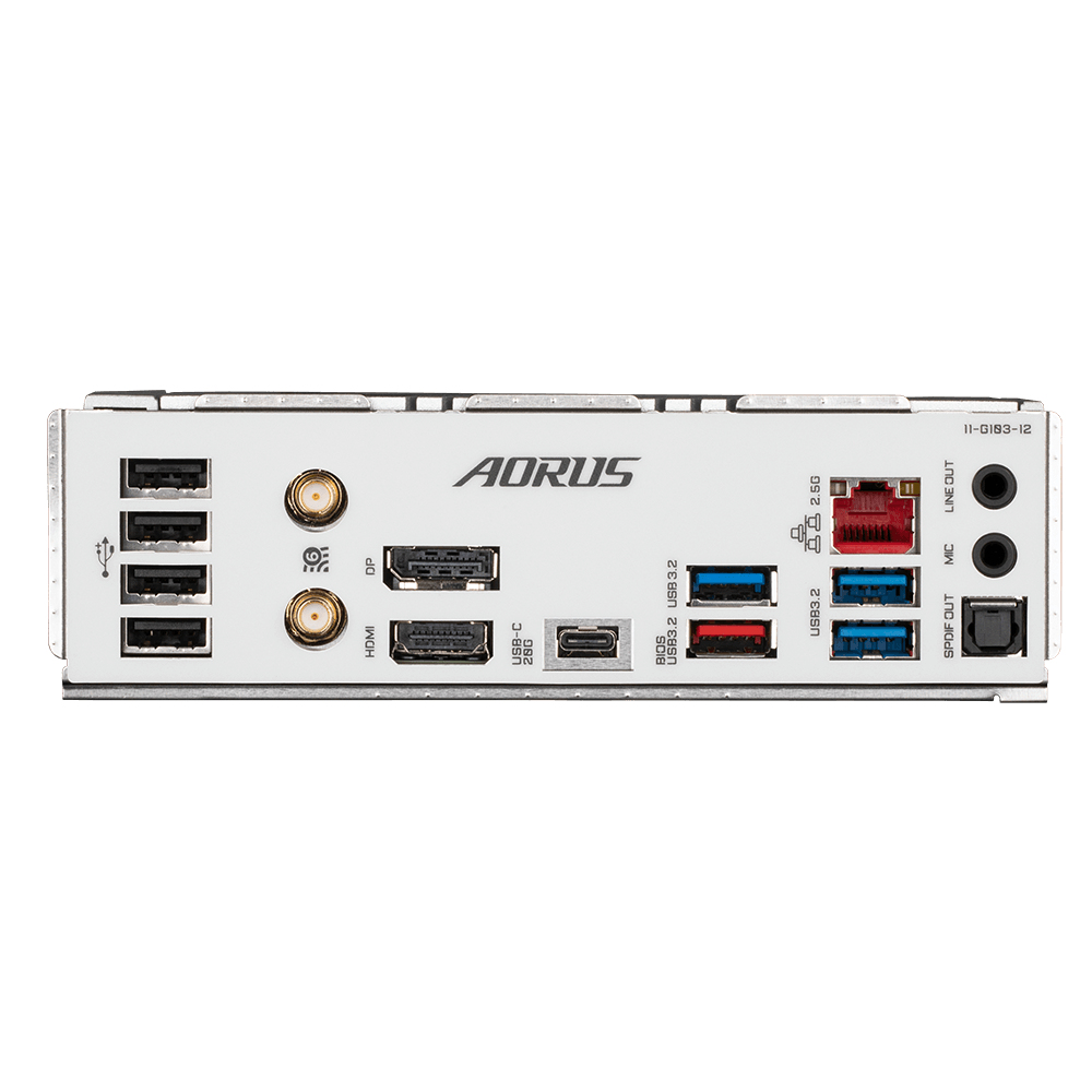 GIGABYTE B760M AORUS ELITE AX WIFI FCLGA1200 ATX Motherboard : 2 x DDR4 Slots, 2 x PCIe 3.0 x16 Slots, 1 x PCIe x16 Slot, 6 x SATA III Slots 7.1-Channel Audio - Image 5