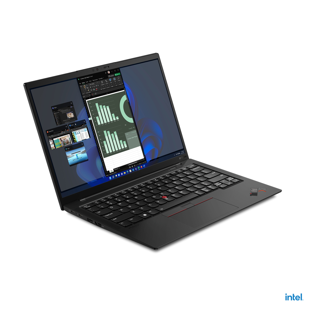 Lenovo ThinkPad X1 CARBON Gen 10 Core™ i7-1260P 512GB SSD 16GB 14" WQUXGA (3840x2400) TOUCHSCREEN IPS WIN11 Pro IR Webcam BLACK CARBON FIBER WOVEN Backlit Keyboard FP Reader - Image 3