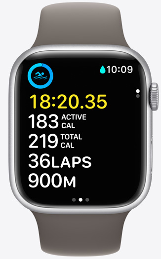 Buy Apple Watch Series 9 GPS, 41mm Midnight Aluminum Case with Midnight  Sport Band - M/L - Apple